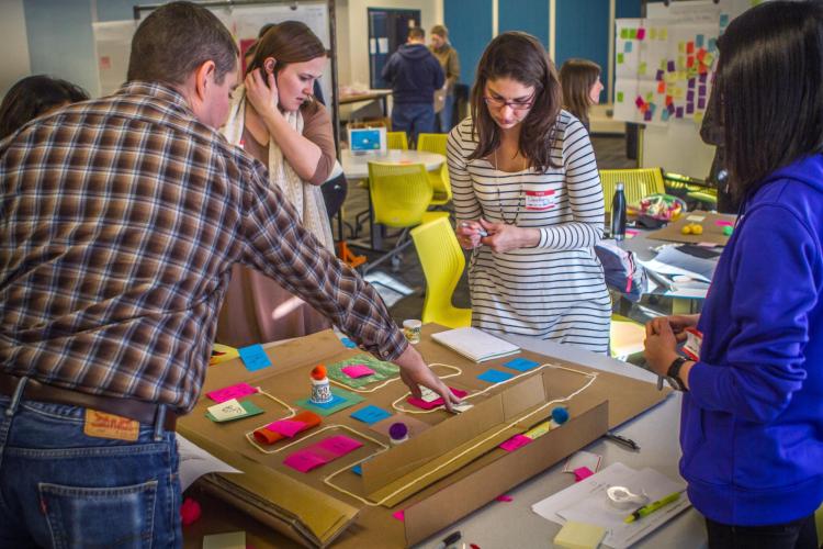 Design for America students collaborate on project