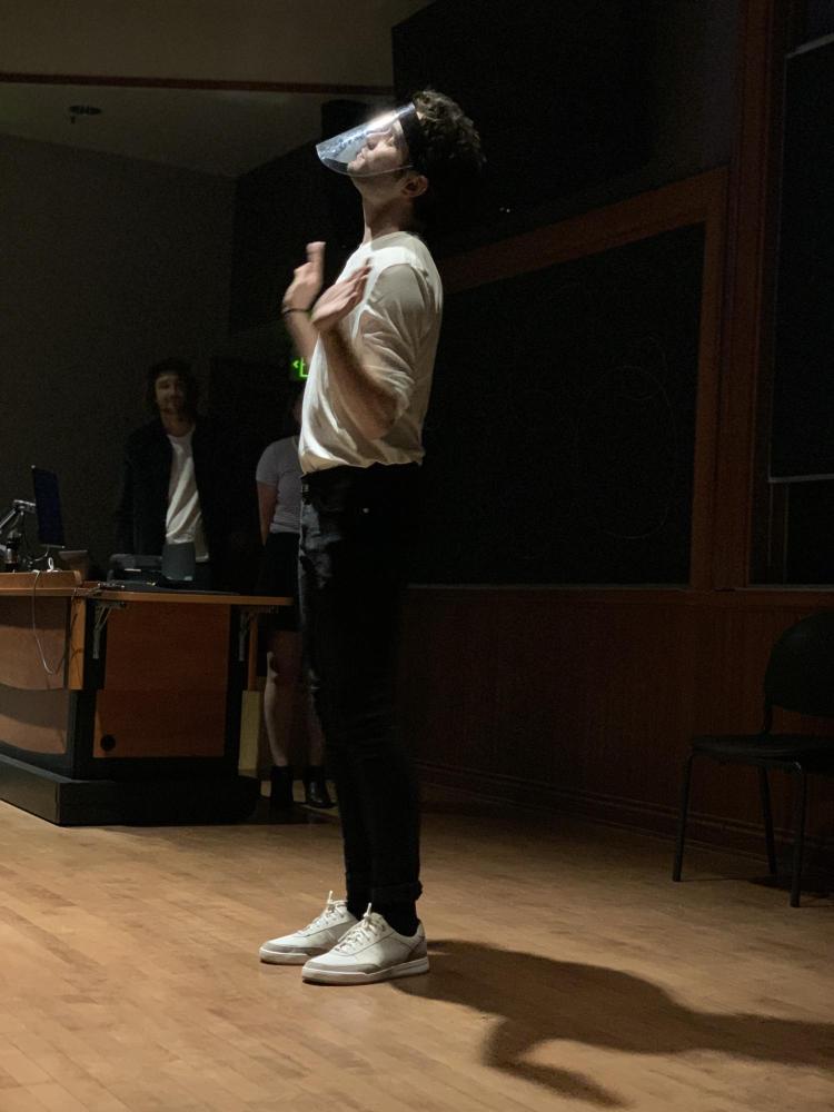 Jacob on stage