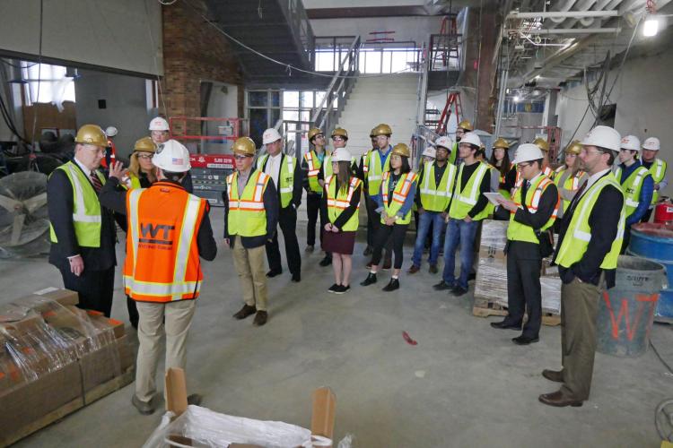 Aerospace building tour