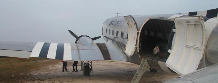Cargo plane in the Amazon