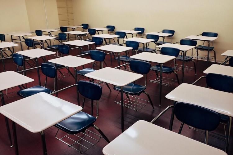 Stock photo of classroom.
