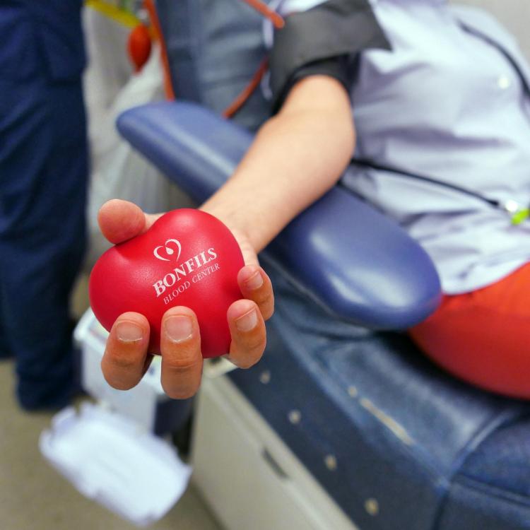 Donating blood