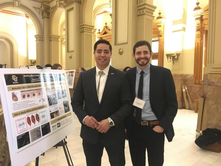 Brian Aguado and Representative Valdez