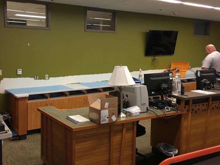 The Buff OneCard office receives some updates over spring break. Photo by Erin Frazier.