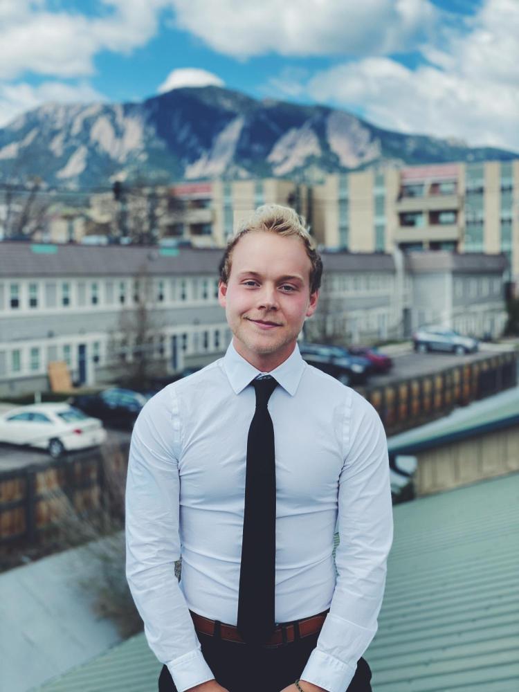 Senior Class Council President Chad Brokaw