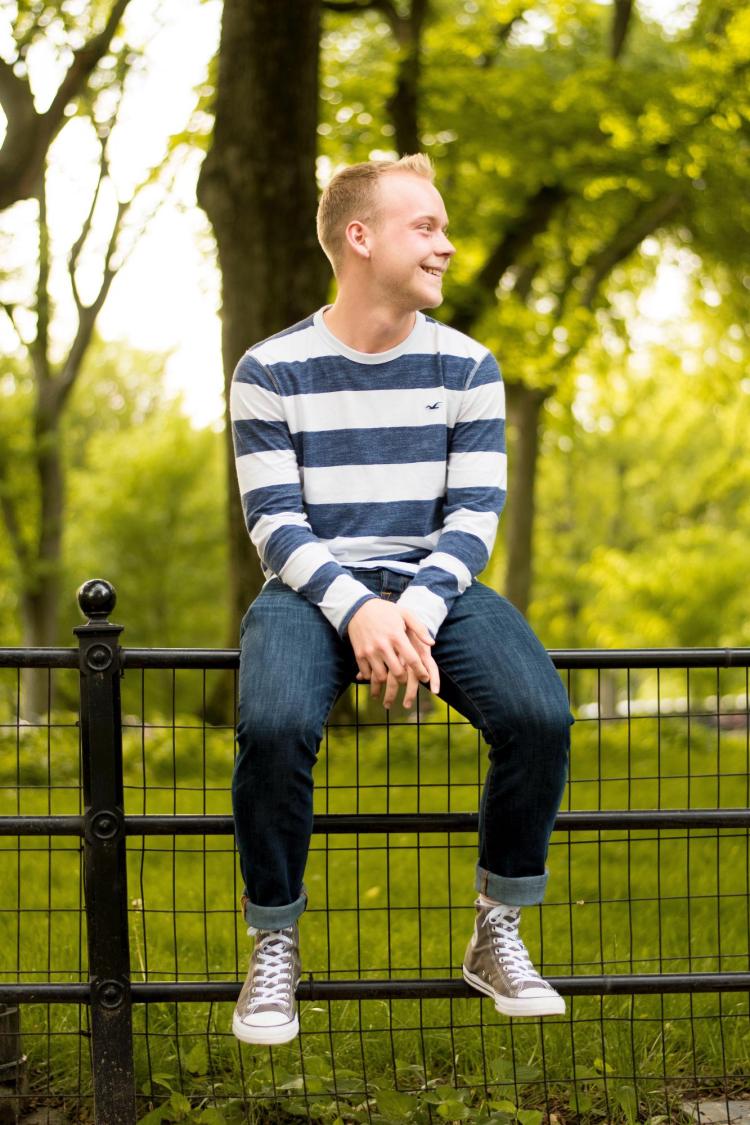 President of Senior Class Council Chad Brokaw