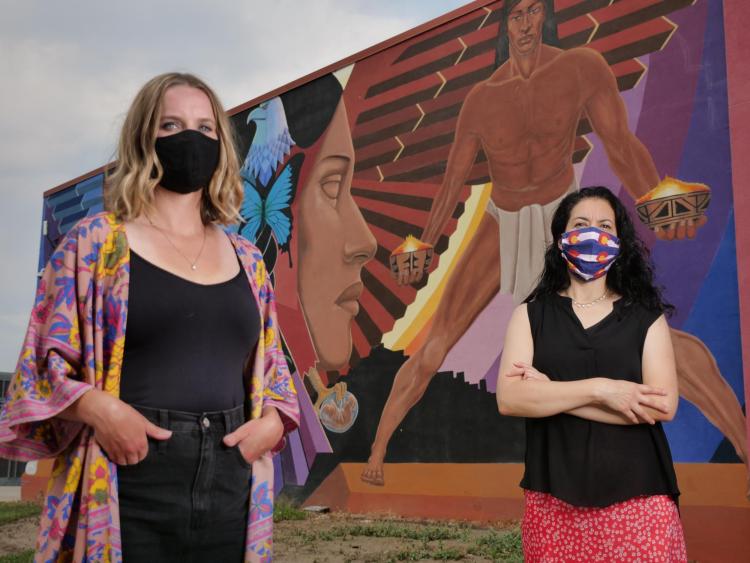 Allyson Burbeck (left) and Lucha Martinez (right)
