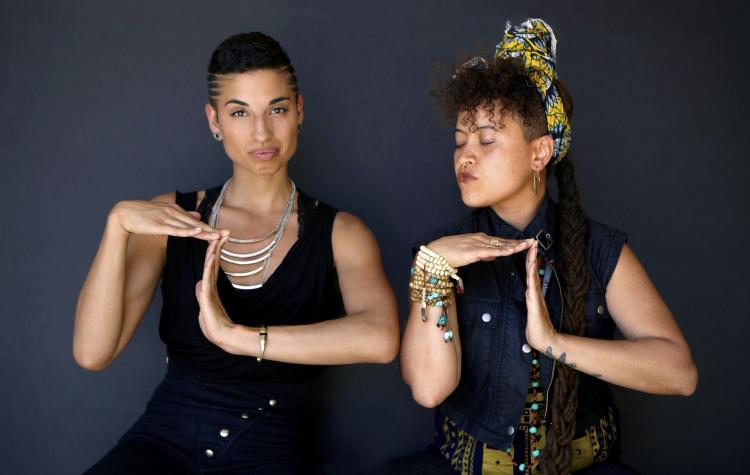 Climbing PoeTree's Alixa Garcia and Naima Penniman