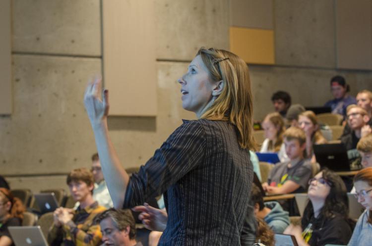 Classroom at CU Boulder