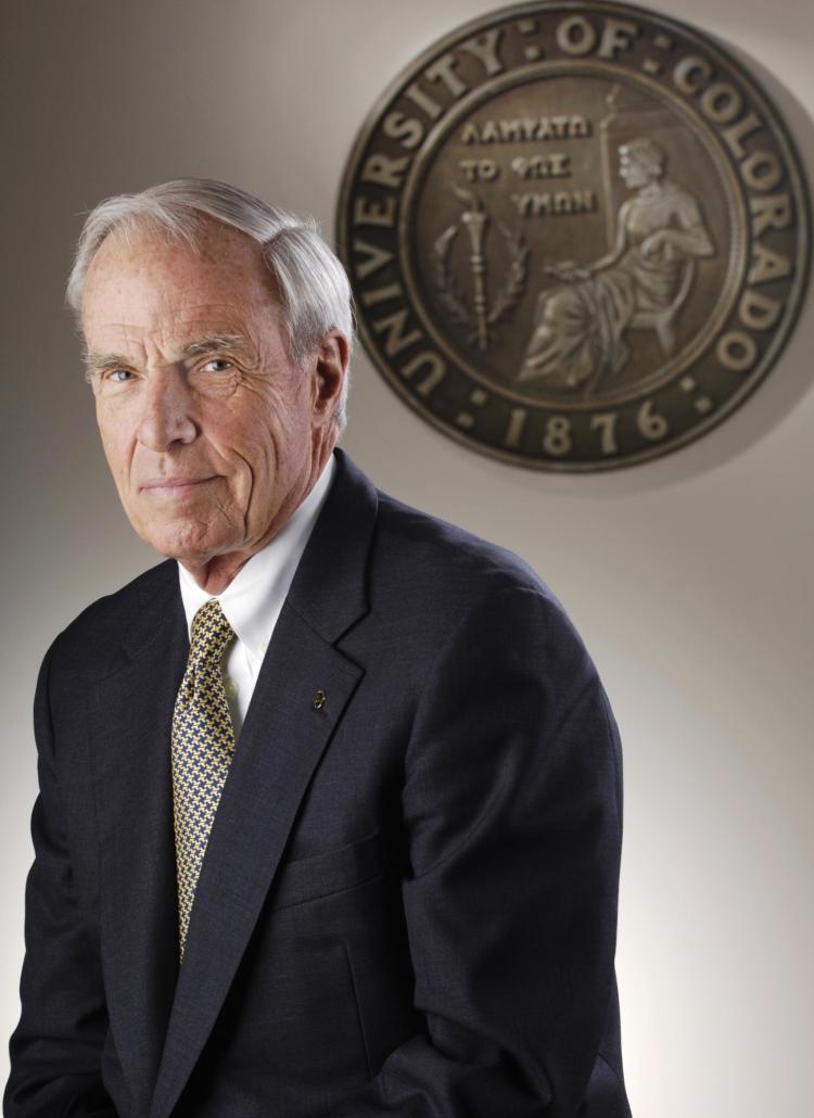 CU President Bruce D. Benson.