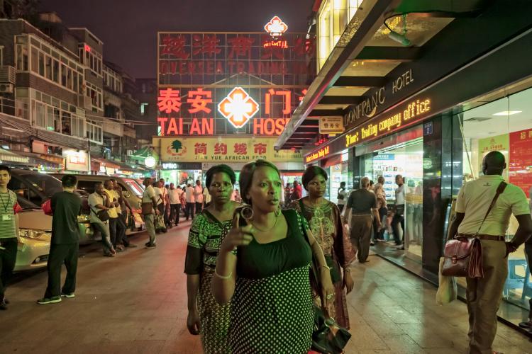 Image from Daniel Traub's photography book, Little North Road: Africa in China