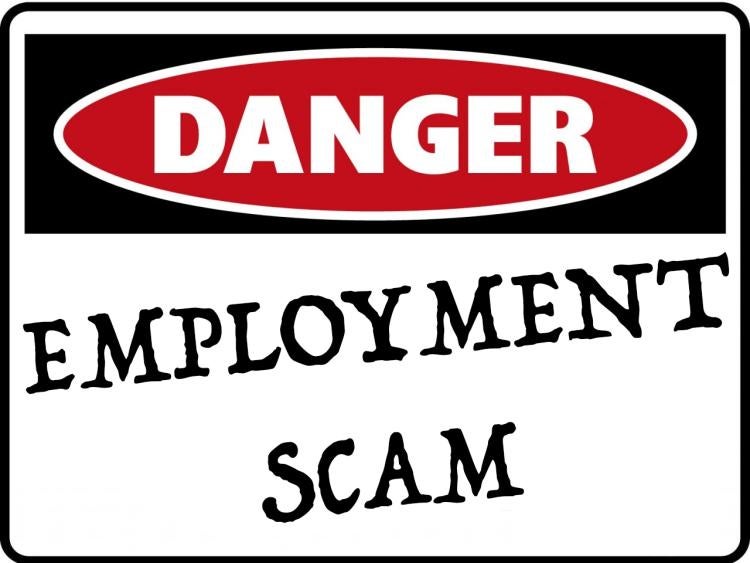 Danger! Employment scam