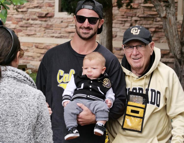 Families converged on the CU Boulder campus for the 2019 Family Weekend festivities on Oct. 4, 2019. (Photo by Casey Cass/University of Colorado)