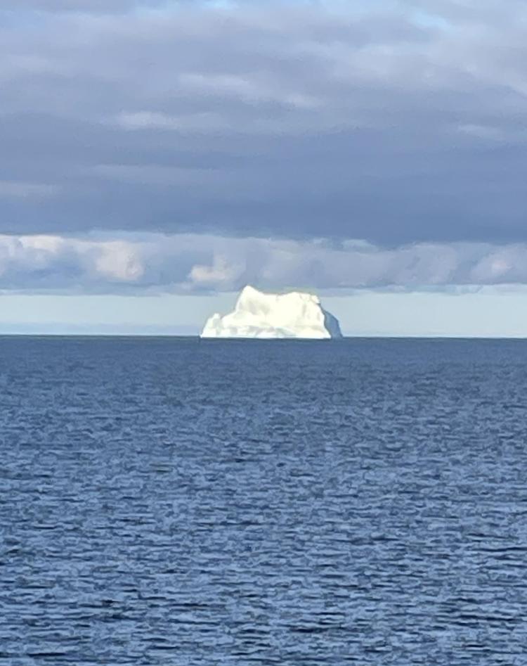 Fred, a large iceberg off the northwest shore of Greenland