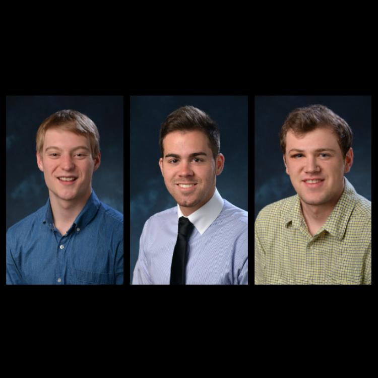 Derek Driggs, Richard Paucek and Matthew Winchester