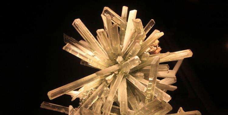 A gypsum crystal