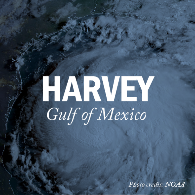 Hurricane Harvey graphic.