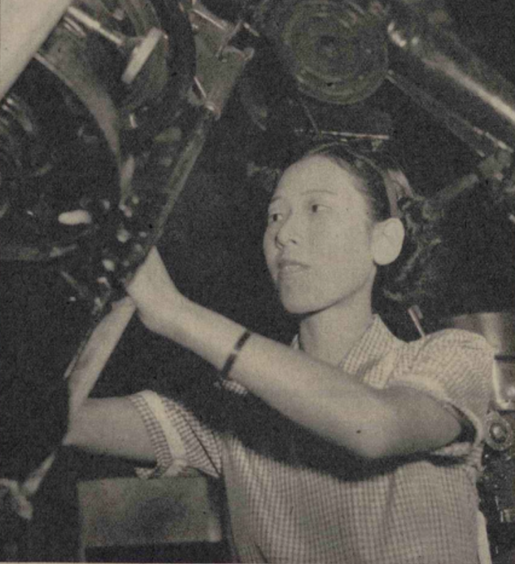 A young Hisako Koyama