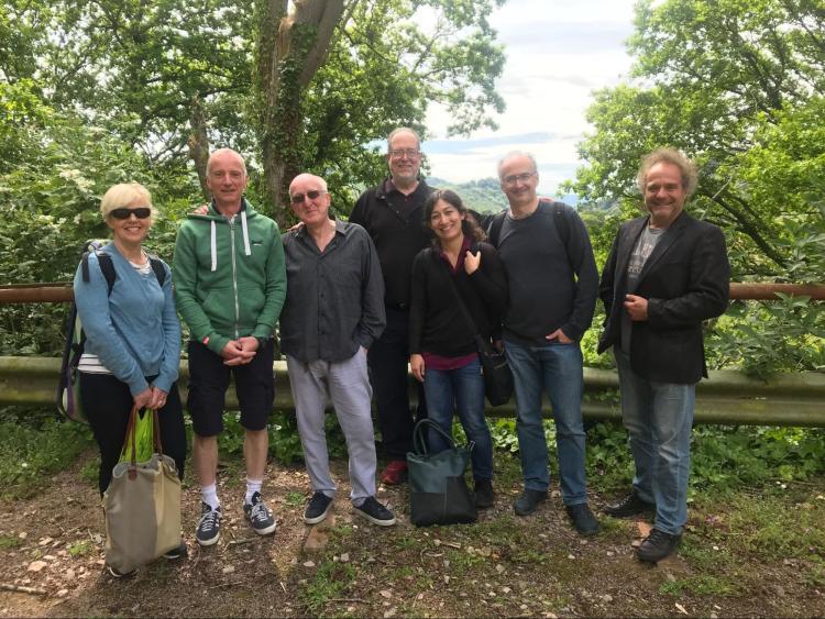 The Takács Quartet in the Wye Valley in 2019