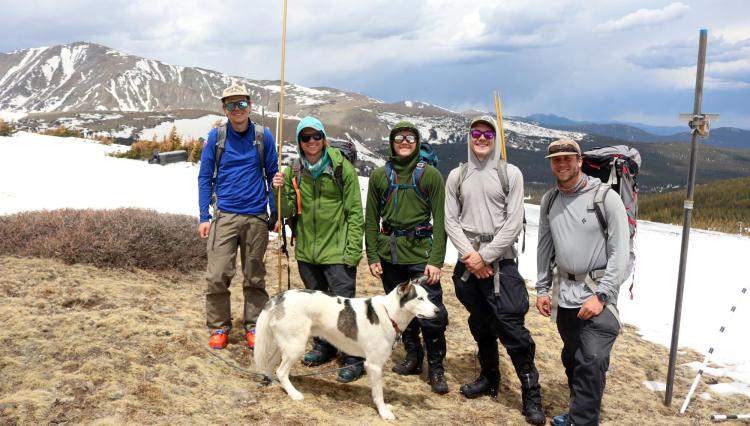 Group photo on Niwot Ridge