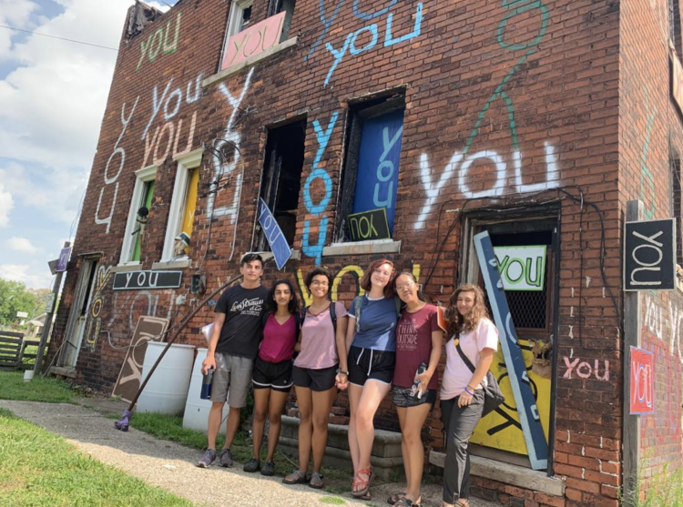 INVST students visit art project in Detroit