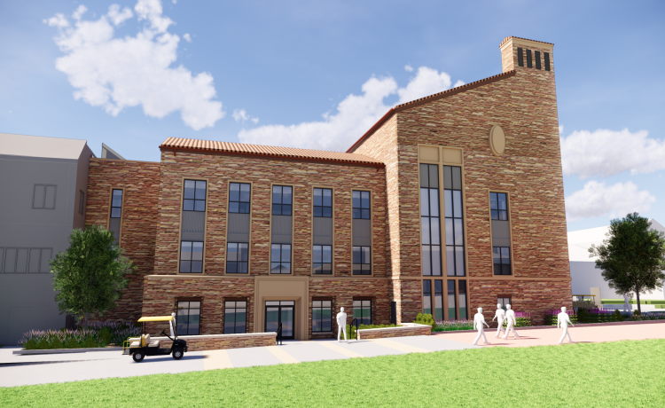 Rendering of addition to the Ramaley Biology Building