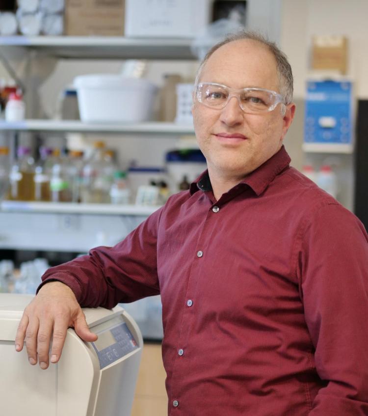 Karl Linden in his lab