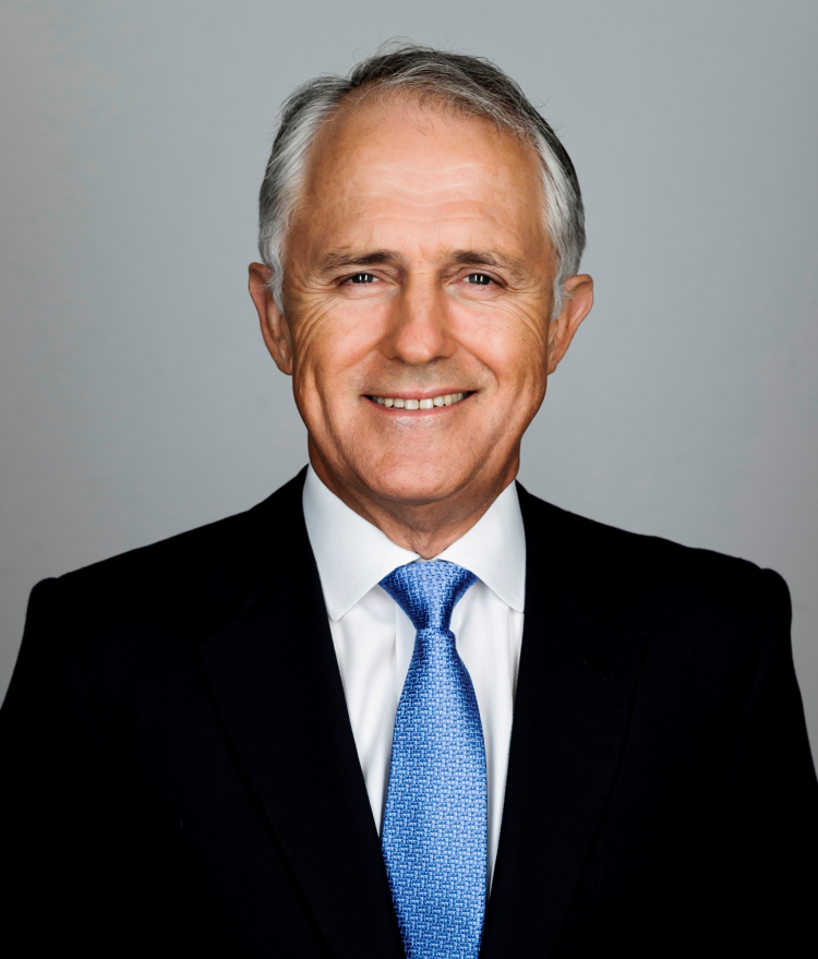 Former Australian Chancellor Malcolm Turnbull