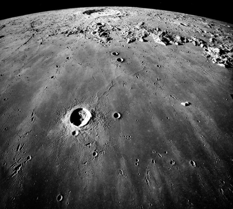 The moon's Mare Imbrium
