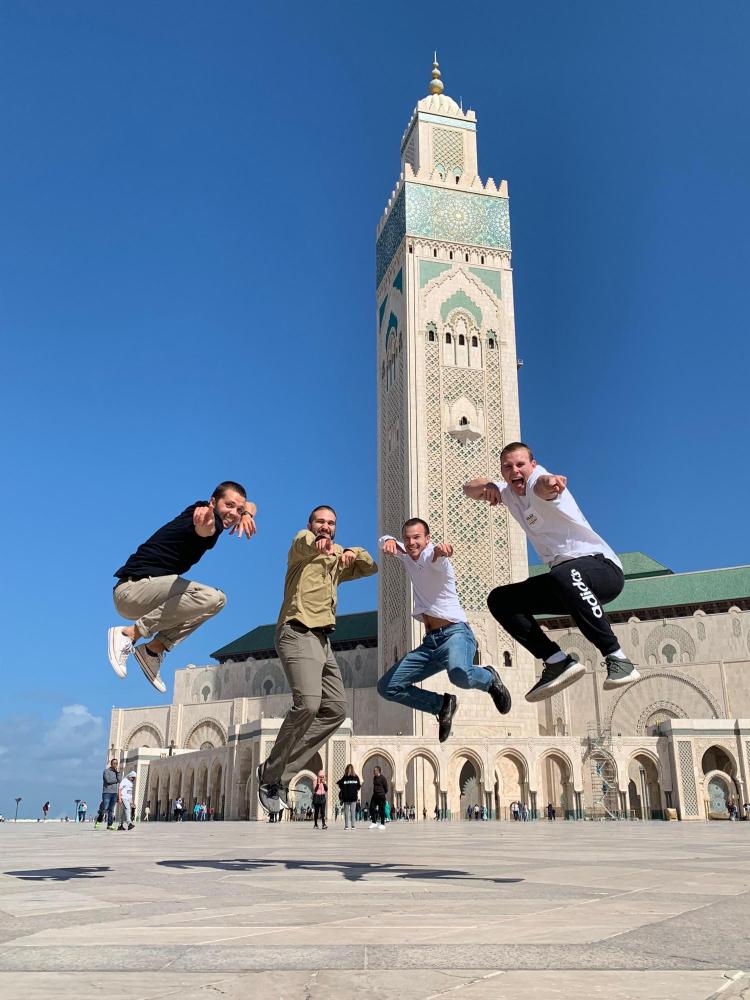Study Abroad students in Casablanca, Morocco