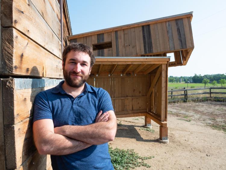 Aaron Treher, lecturer in the Department of Art and Art History, developed a novel approach to conservation that’s part site-specific artwork and part structure to entice the birds into making it their home.