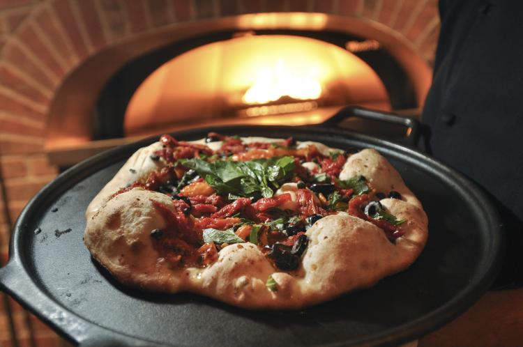 Brick oven pizza