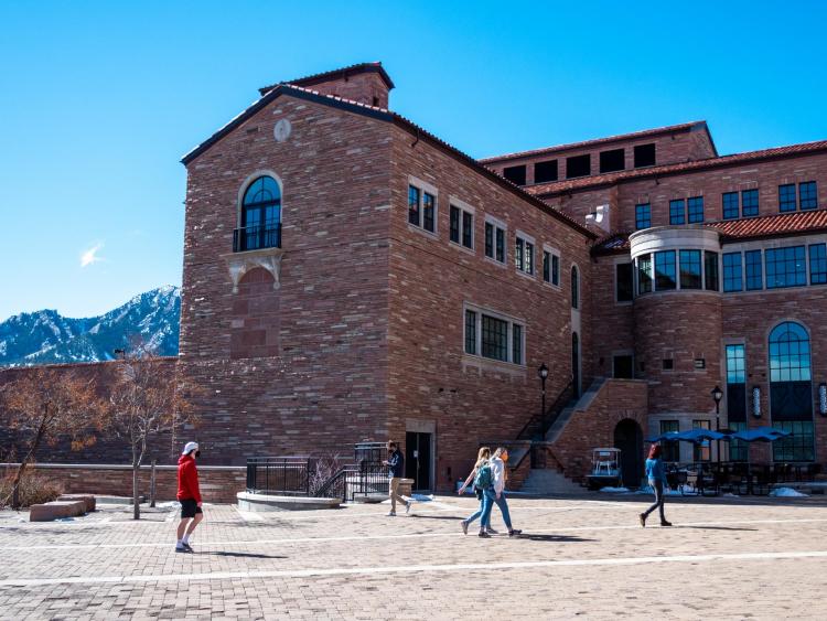 Students on campus