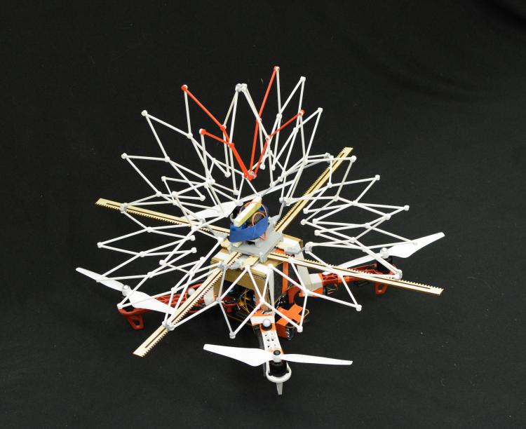 PufferBot with its shield retracted.