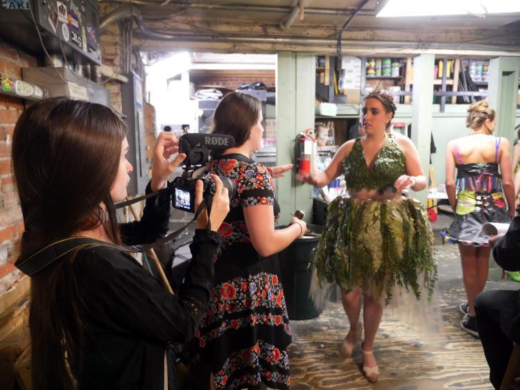 CU Boulder students photograph Recycled Runway participants