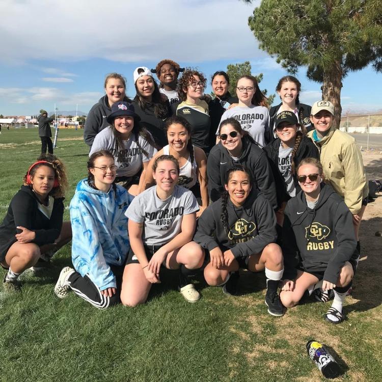 From @cu_womens_rugby on Instagram: What happens in Vegas stays in Vegas ... except for the bruises.