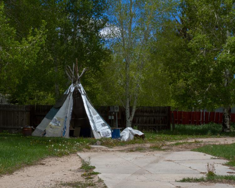 2017 Art and Rural Environments Field School: Paper tent