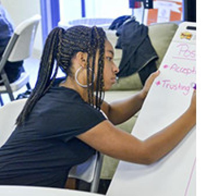 Student writing