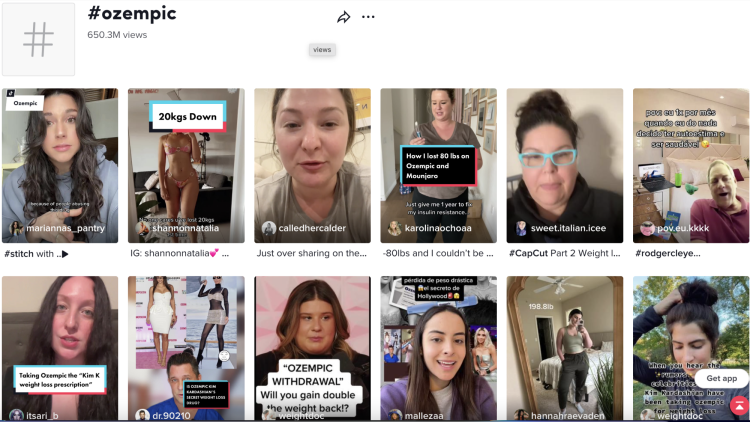 Ozempic screenshot