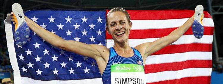 Jenny Simpson wins Olympic Bronze in 1,500-meter final