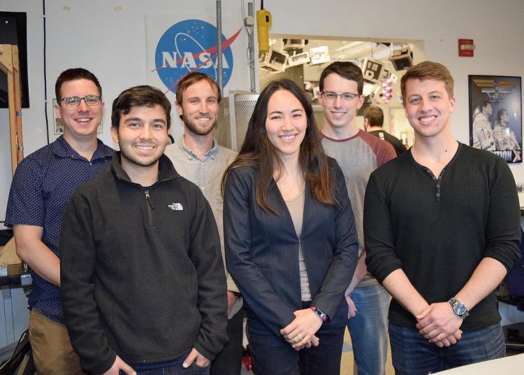 CU Boulder engineering students named one of five finalists in the NASA BIG Idea Challenge with their Mars Autonomous and Foldable Solar Array, or MAFSA. Photo by @CUEngineering.