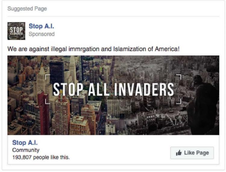 Sample social media ad