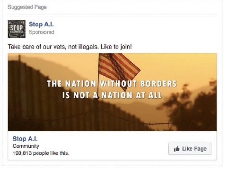 Sample social media ad
