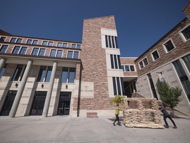 Art and Art History building on campus