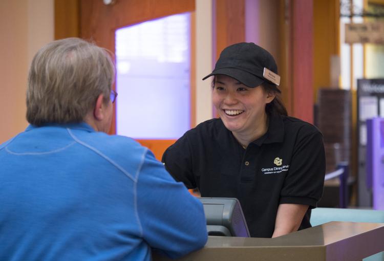 A student employee