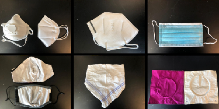 The masks tested