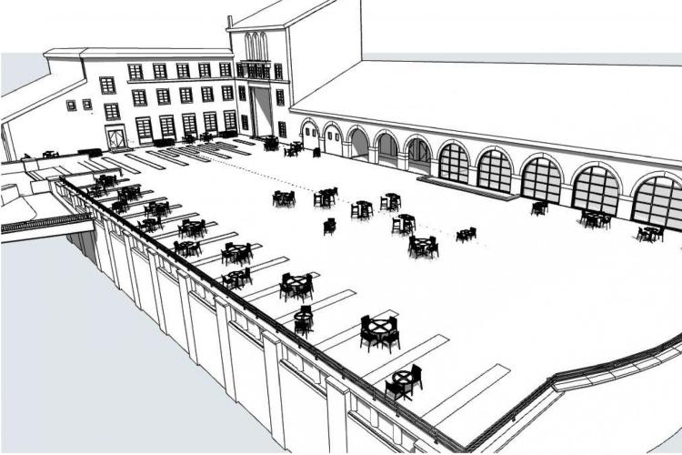 UMC terrace rendering