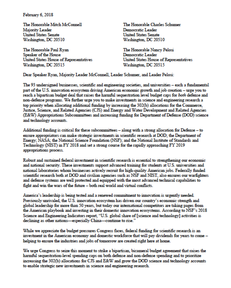 An image of the TFAI letter, linking to the full PDF