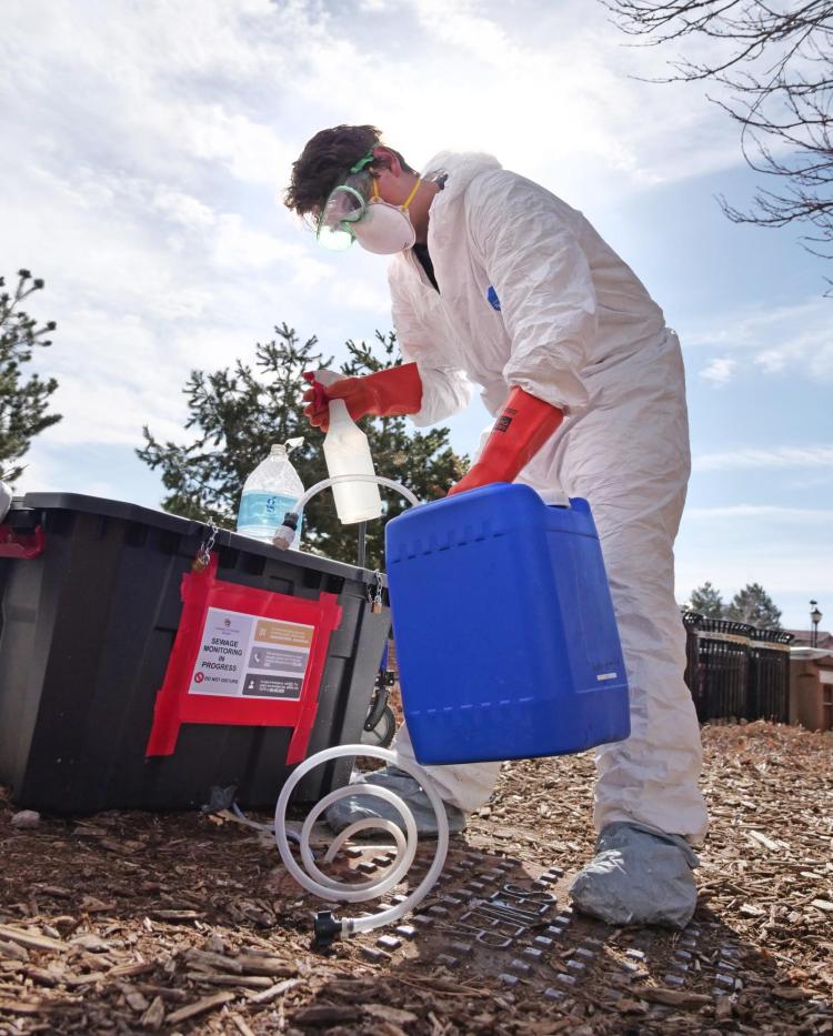Sample collecting