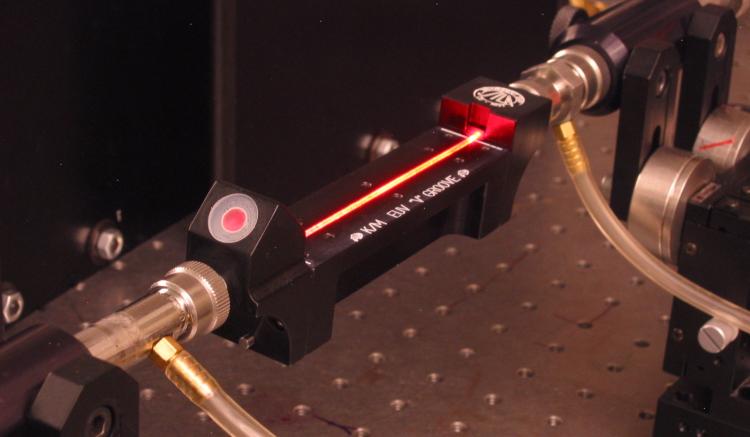 A component in an extreme ultraviolet laser.